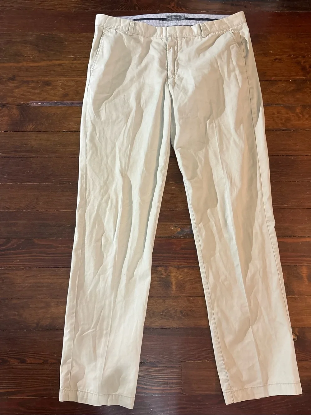 Ll bean signature slim straight fit chinos pants size 38x36